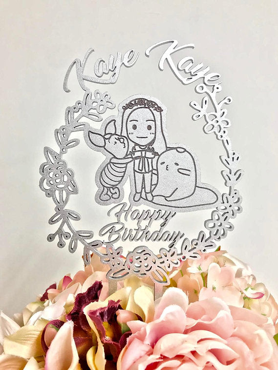 自定木製蛋糕牌 Cake Topper