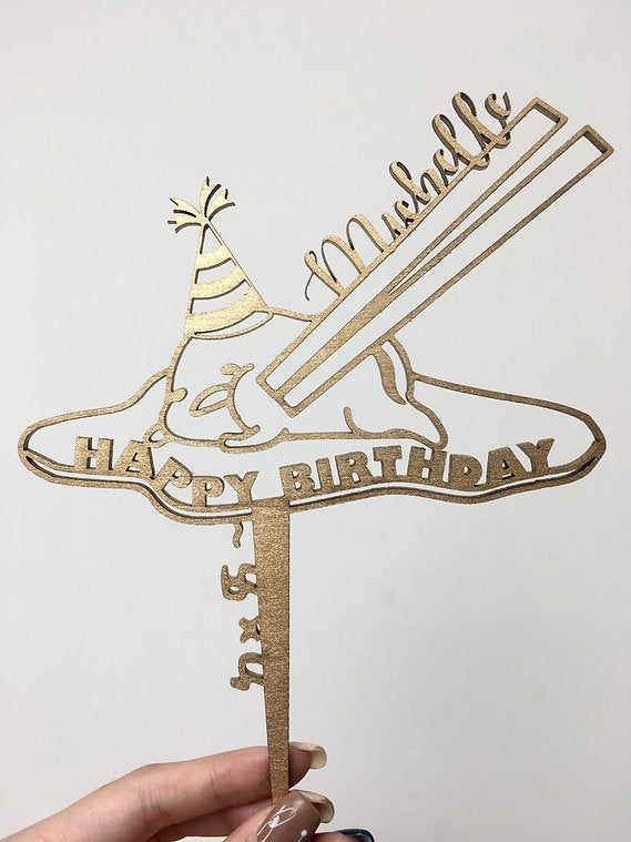 自定木製蛋糕牌 Cake Topper