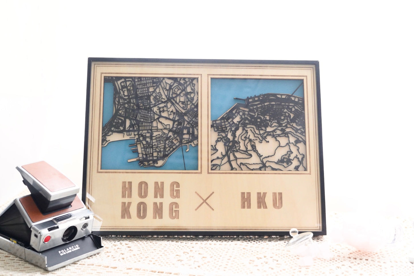 相框款 - 多層木雕 方形維港