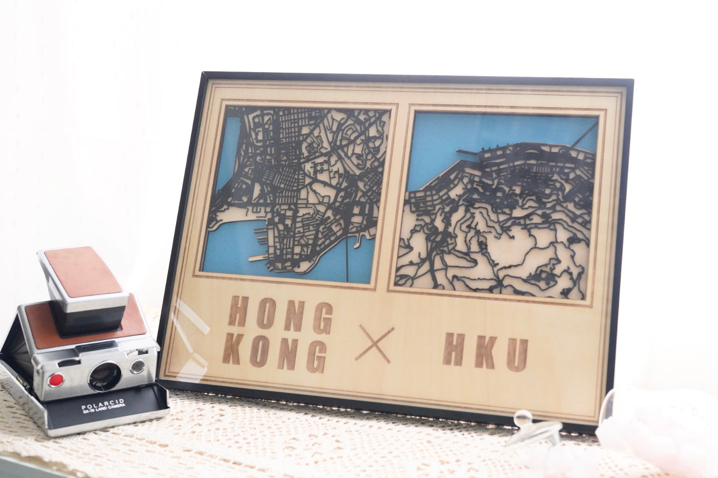 相框款 - 多層木雕 方形維港