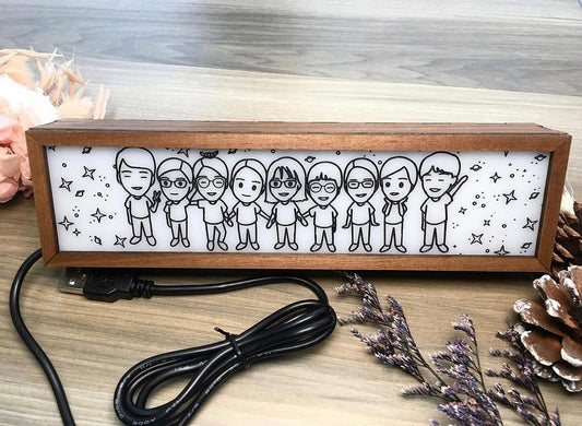特色長方形燈箱