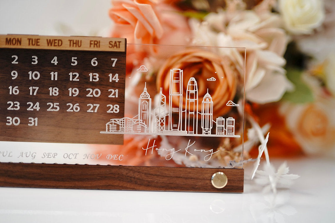 萬年曆 Wood Table Calendar
