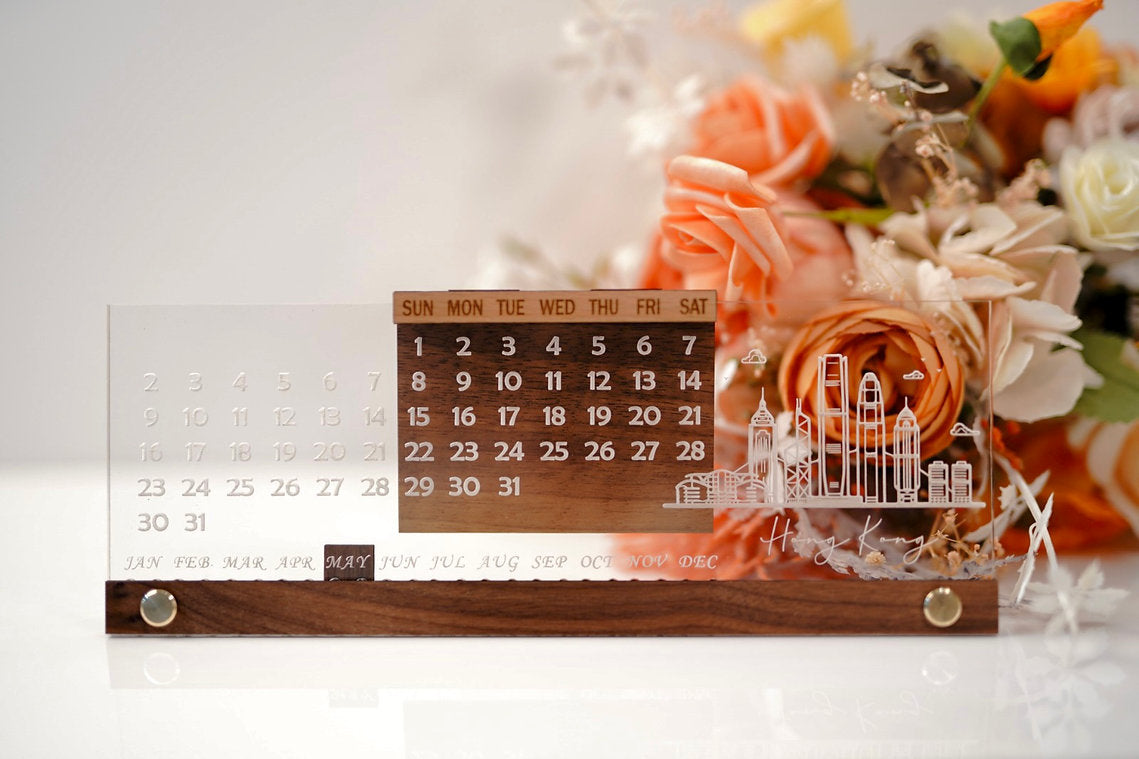 萬年曆 Wood Table Calendar