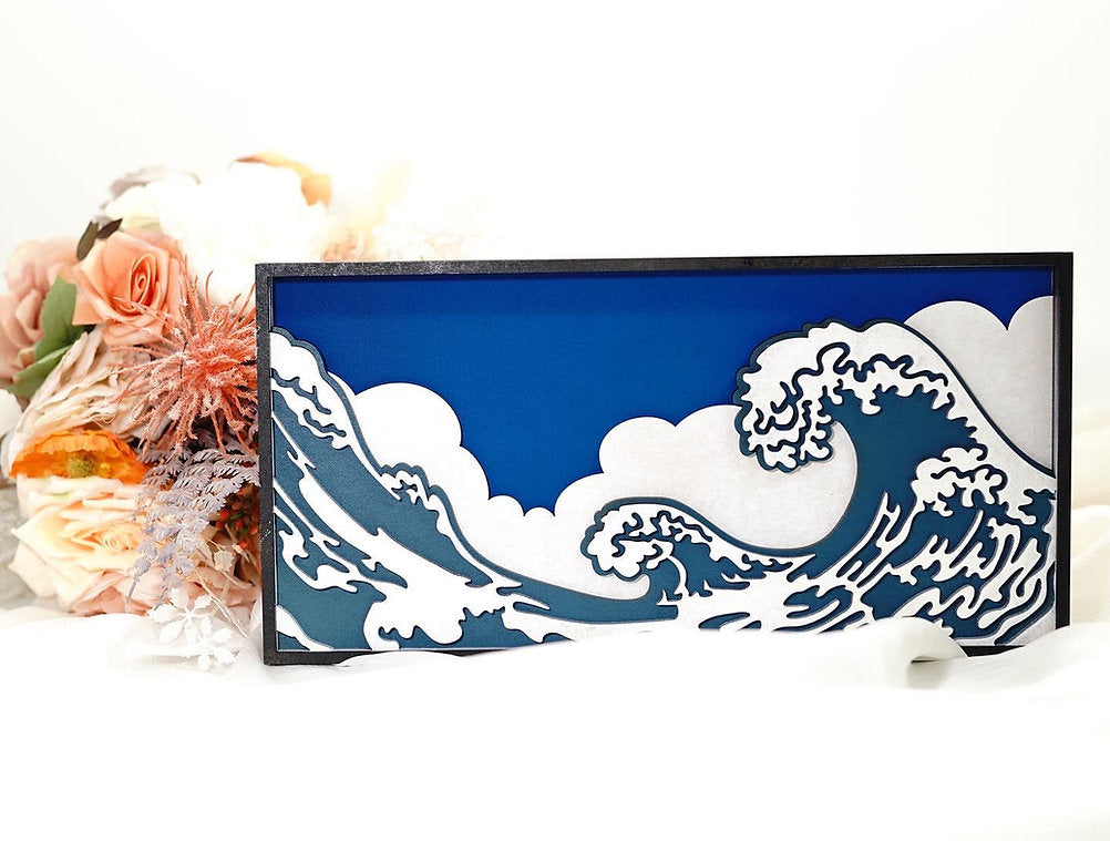 浮世繪-《浪》擺設
