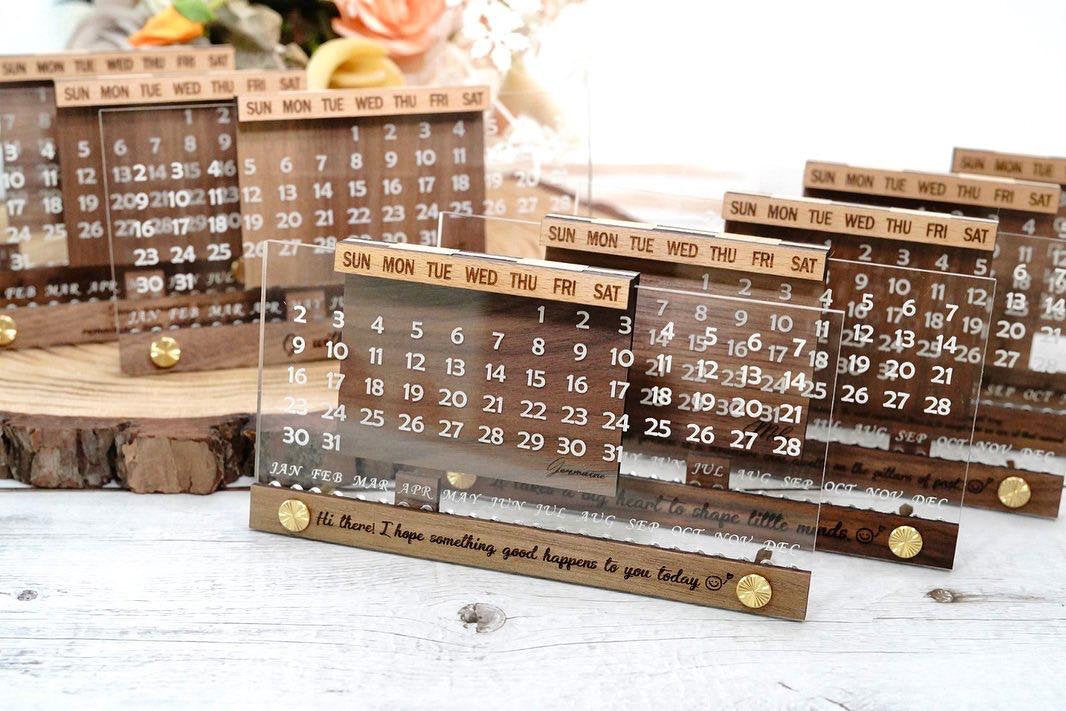 萬年曆 Wood Table Calendar
