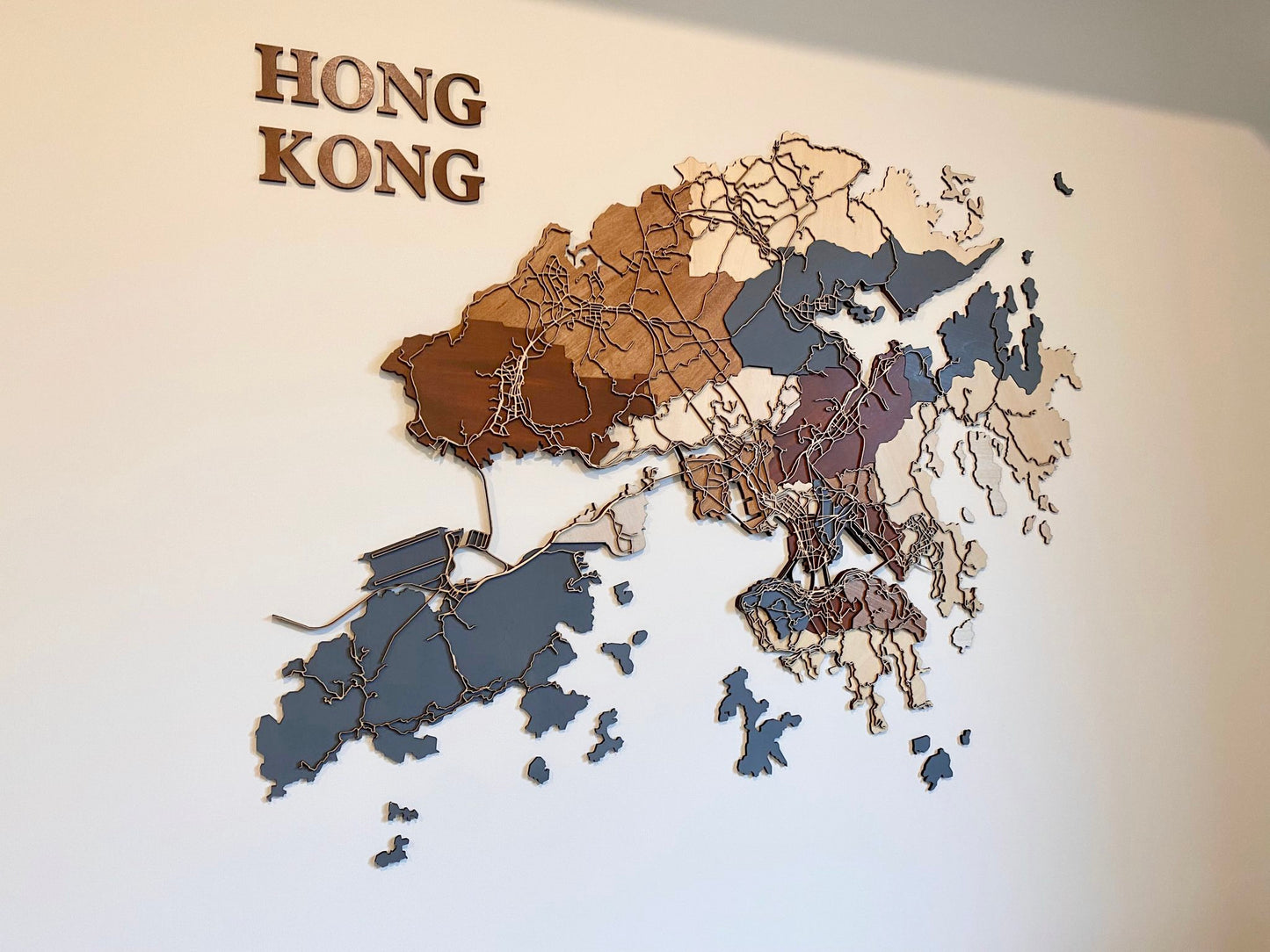 貼牆 - 香港地圖