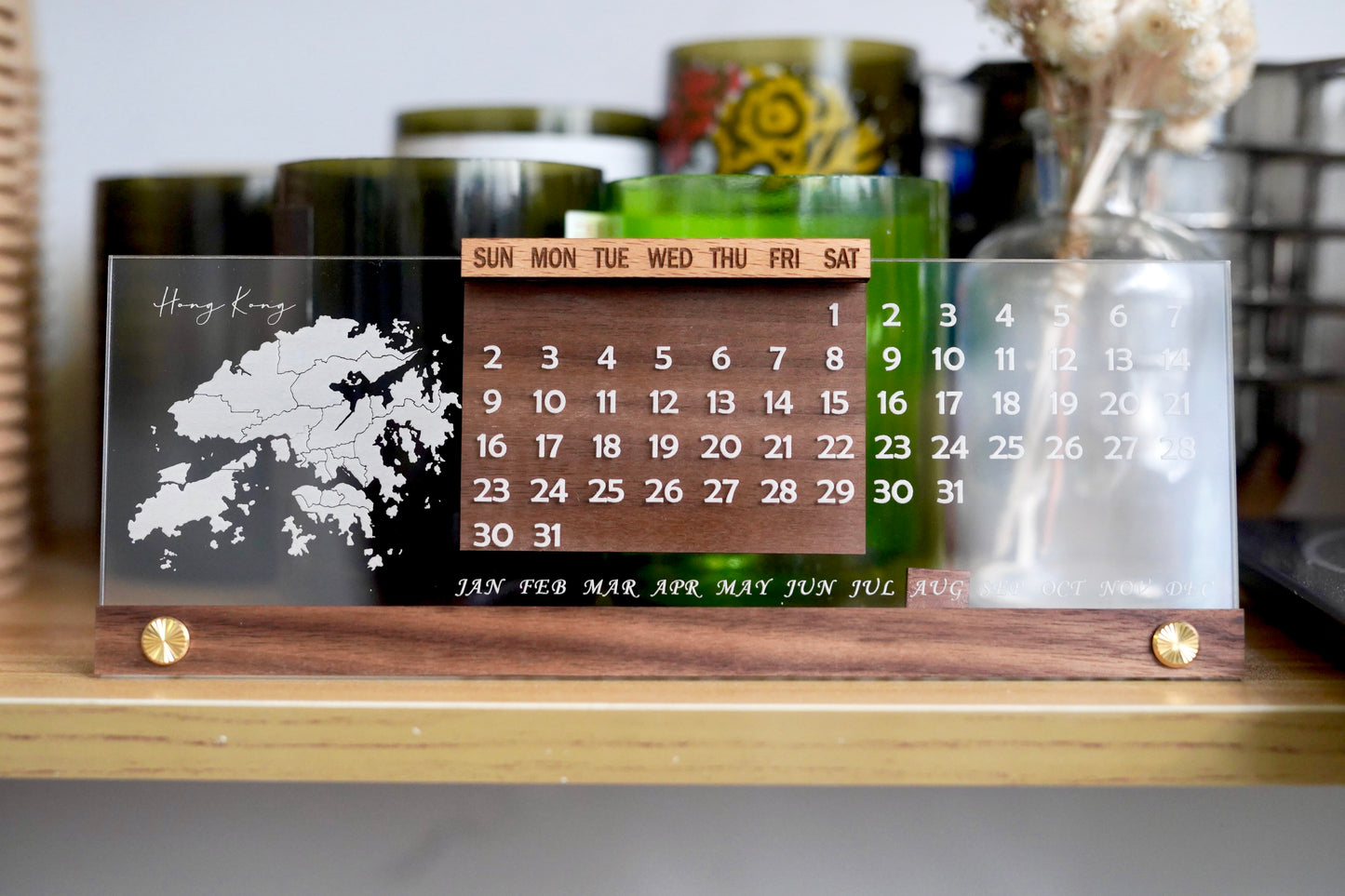 萬年曆 Wood Table Calendar