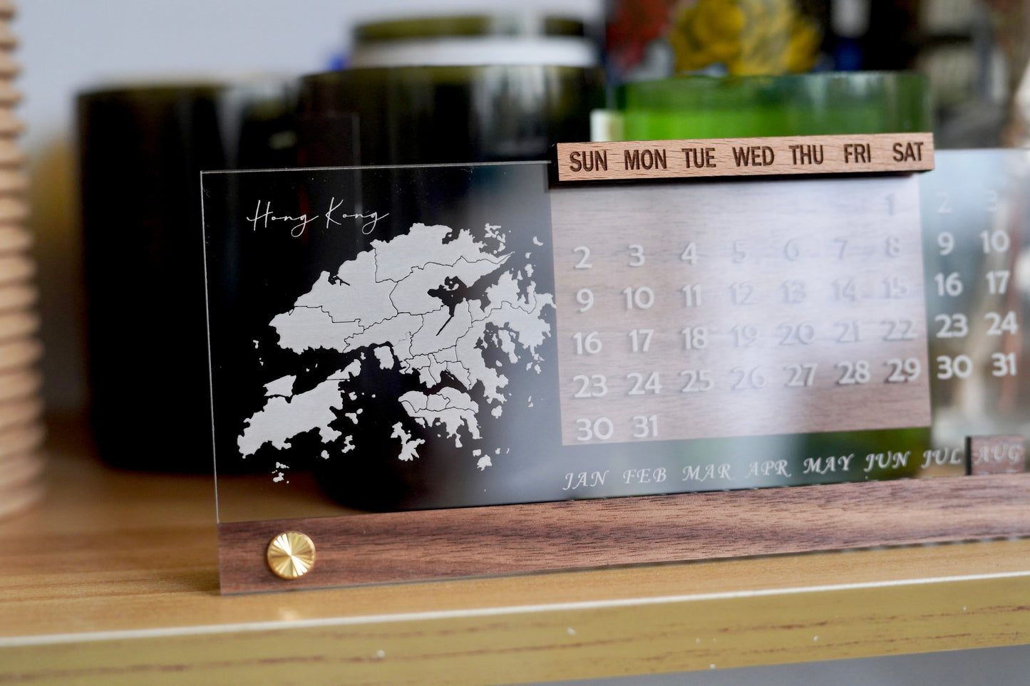 萬年曆 Wood Table Calendar