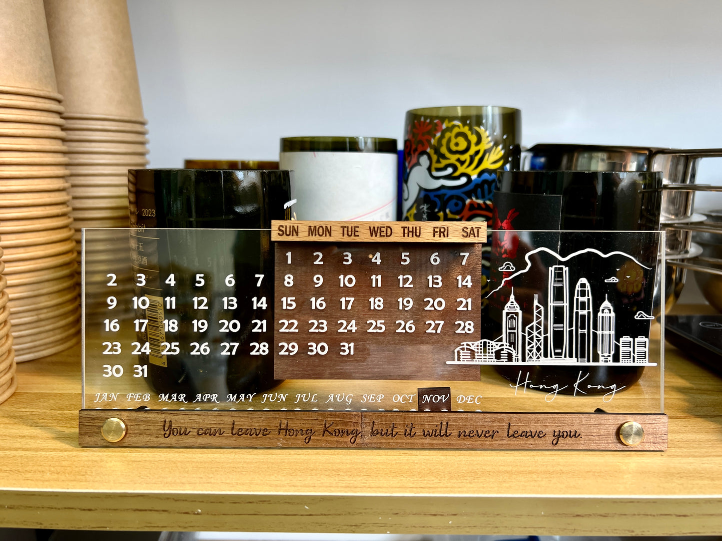 萬年曆 Wood Table Calendar