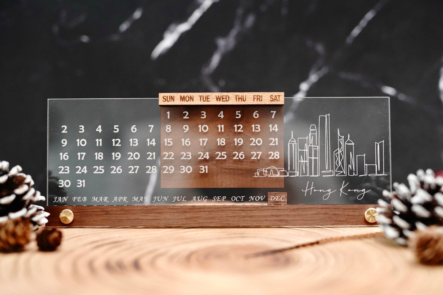 萬年曆 Wood Table Calendar