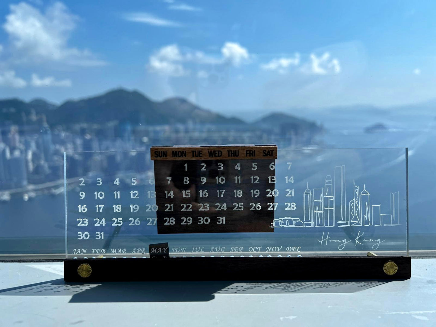 萬年曆 Wood Table Calendar